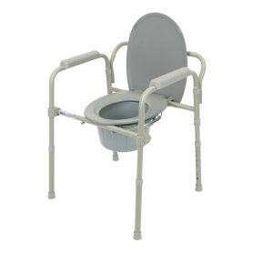 McKesson Folding Bedside Commode